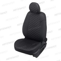 Чехлы Автопилот Экокожа Ромб на Hyundai Grand Starex 9 мест 2007-2020 г.в. Чехлы Автопилот Экокожа Ромб на Hyundai Grand Starex 9 мест 2007-2020 г.в.