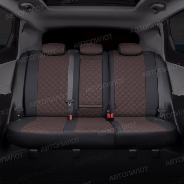 Чехлы Автопилот Экокожа Ромб на Hyundai Grand Starex 9 мест 2007-2020 г.в. Чехлы Автопилот Экокожа Ромб на Hyundai Grand Starex 9 мест 2007-2020 г.в.