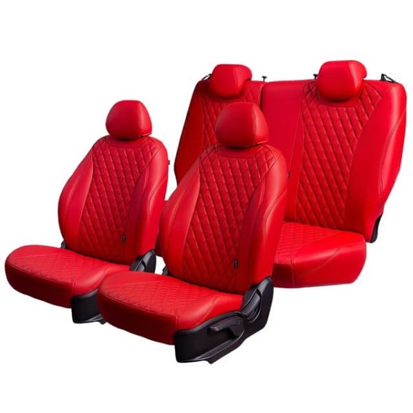 Чехлы Премиум Экокожа Байрон Ромб на Mitsubishi ASX (2010+) Чехлы Премиум Экокожа Байрон Ромб на Mitsubishi ASX (2010+)