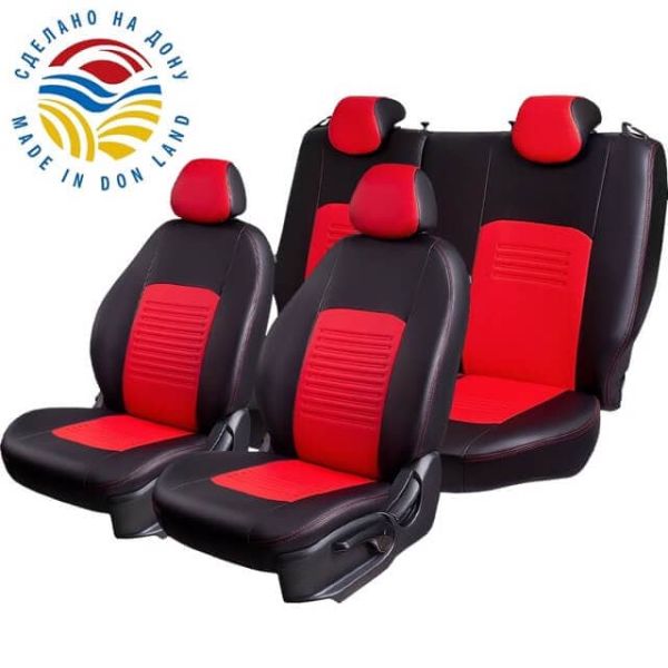 Чехлы Экокожа Турин Классик на Chery Fora