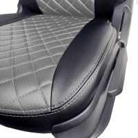 Чехлы Экокожа Ромб на Mitsubishi ASX Чехлы Экокожа Ромб на Mitsubishi ASX