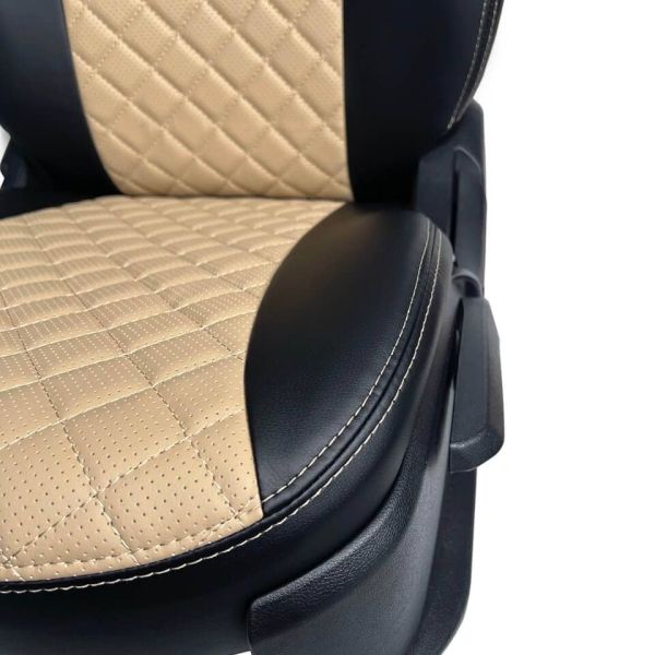 Чехлы Экокожа Ромб на Mitsubishi ASX Чехлы Экокожа Ромб на Mitsubishi ASX